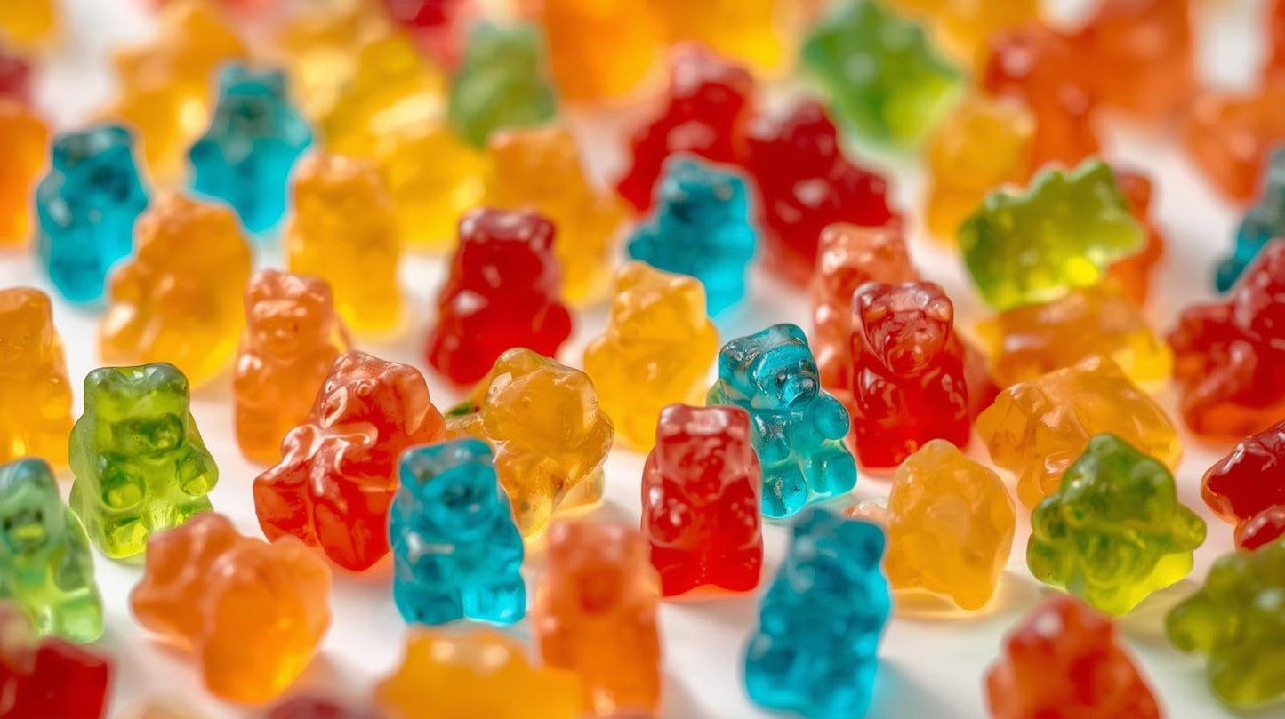 Gummy Bears, Amazing Grace Snacks, Fruity Gummy Candy Packs, Pack of 6, Gluten Free Snacks, For all seasons, For Kids and adults, Prayerfully made