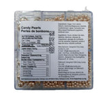 HeDeon&Rles Gold Pearls Sprinkles for Baking Gold Sprinkles 90g/3.17oz 4 Size Mix Edible Gold Preals for Cake Cupcake Pancake Ice Cream Decoration