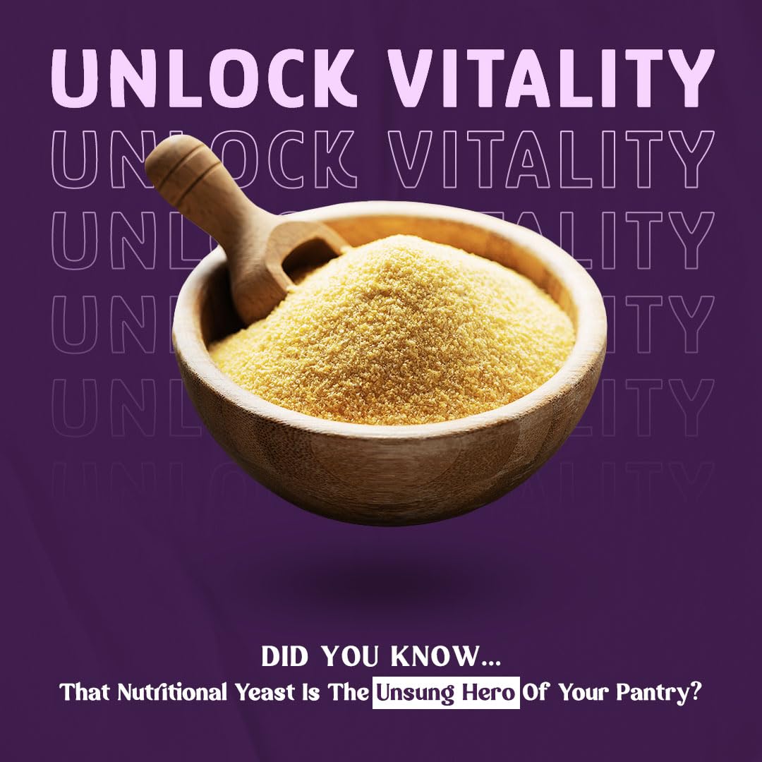 Country Life Nutritional Yeast Flakes with B-12, Fortified, Vegan, High Protein, Bulk Bag, 3lb