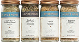 The Spice House - Back of the Yards Collection - 4 Count - ½ Cup Each - Sealed Display Jars - All-Purpose Seasonings, Spice Blends, Rubs - Ideal