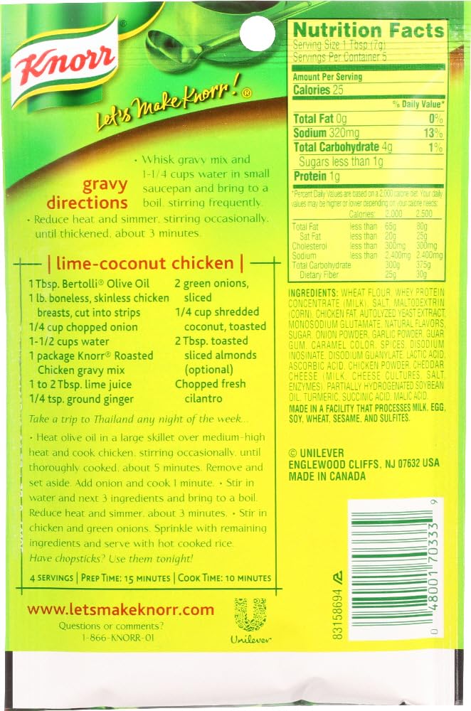 Knorr Roasted Chicken Gravy Mix - 1.2 oz3