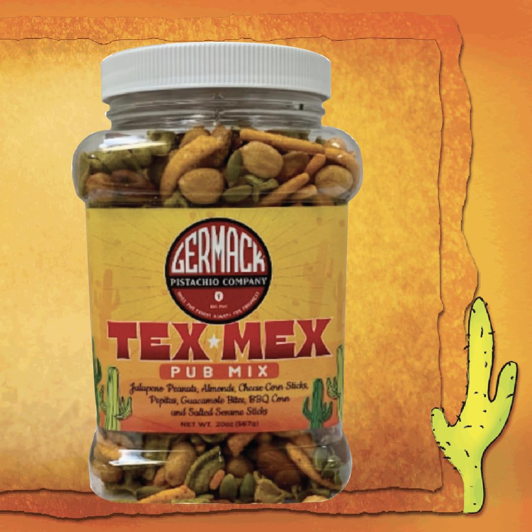 Germack® - Tex Mex Pub Mix Snack Medley (20oz Jar)