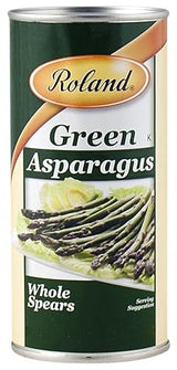 Roland Foods Whole Green Asparagus Spears, Specialty Imported Food, 14.1 Ounce Can, Pack of 1