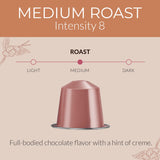 Camilla’s Heritage - Intensity 8 Chocolate Flavored Espresso Coffee, Gourmet Espresso Cups, 60 Coffee Pods