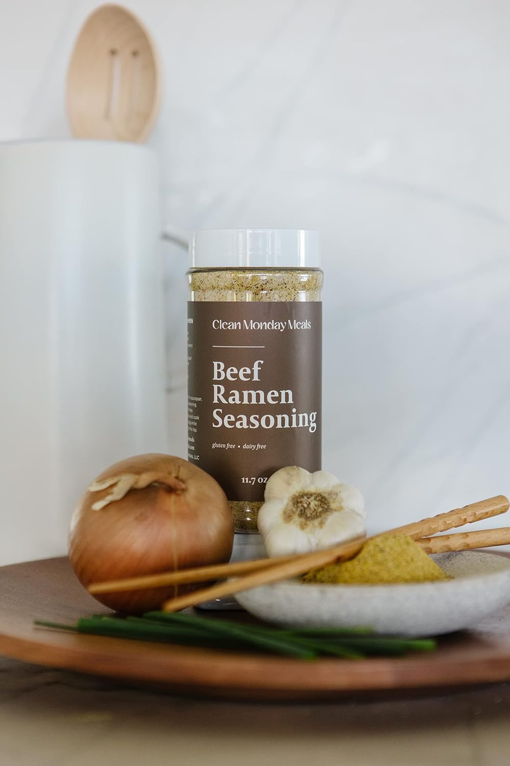 Clean Monday Meals Beef Ramen Seasoning Mix | Dairy Free & Gluten Free | 11.07oz | 2 Pack