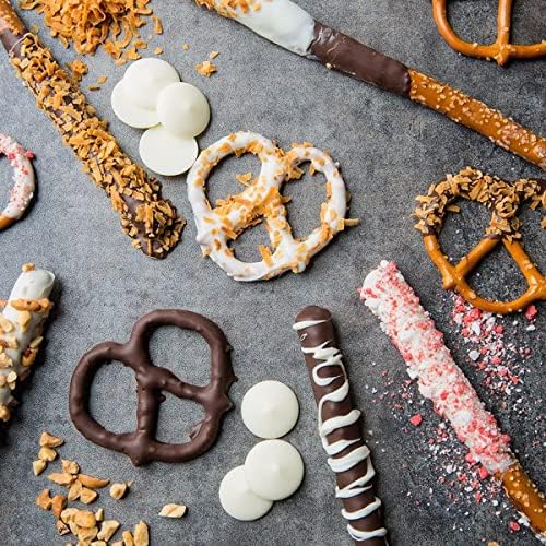 Merckens Chocolate Melting Wafers Bulk Bag Perfect For Dipping, Deserts, Baking And More (45 Pound) (Super White)