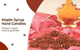 Turkey Hill Sugarbush 100% Pure Canadian Premium Maple Syrup Hard Candies Drops, Individually Wrapped Candy, 165 Units