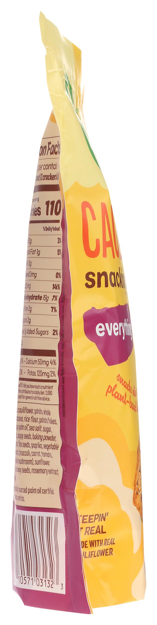 From the Ground up Cauliflower Everything Snacking Crackers, 3.5 OZ