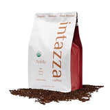 Intazza Organic Whole Bean Coffee, Noble Organic, Medium Roast Coffee Beans, Sweet And Rich Blend, Citrus Lift And Silky Cocoa Notes, Fresh Roasted In