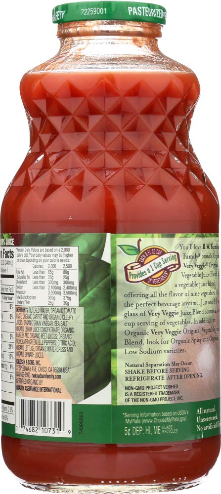 Rw Knudsen (NOT A CASE) Very Veggie Organic Original