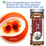 Plant Gift Kunlun Snow Daisy Tea Snow Chrysanthemum Tea, Chinese Natural Caffeine-free, Sweet Flora Herbal Tea, Kunlun Snow Chrysanthemum 40g/1.4oz