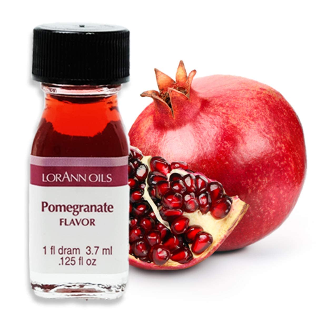 LorAnn Pomegranate SS Flavor, 1 dram bottle (.0125 fl oz - 3.7ml - 1 teaspoon)