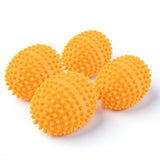 Laundry Drying Ball, 4Pcs/Set Orange Reusable Dryer Balls Washing Laundry Drying Ball for Home Clothes