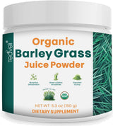Organic Barley Grass Juice Powder- Utah Grown Raw Barley Grass Juice Extract & Green Juice Powder for Detox- Complements Wheatgrass Juice- Made