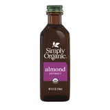 Simply Organic Almond Extract, Certified Organic, 4-Ounce Container (Packaging May Vary)