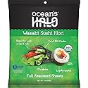 Ocean's Halo Organic Wasabi Style Sushi Nori, 1.4 OZ