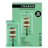 TRUBAR Vegan Protein Bar,It's Mint To Be Chip, Gluten Free, Plant Based Protein, Dairy Free, Non GMO, Soy Free, No Sugar Alcohols, 12G Protein, 12G