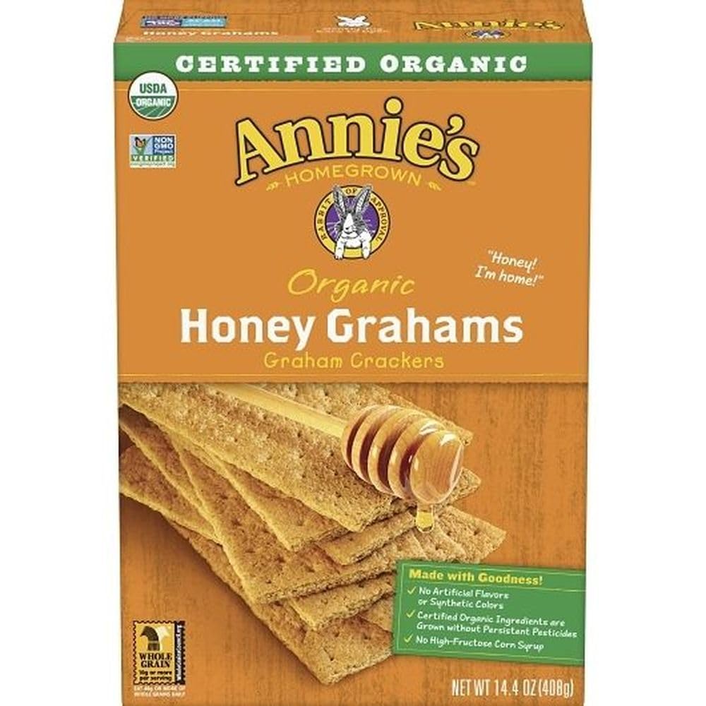 Annies Homegrown Organic Honey Graham Cracker, 14.4 Ounce - 12 per case