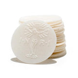 White Communion Wafer 1-5/16" No. 2 with Crucifix Design