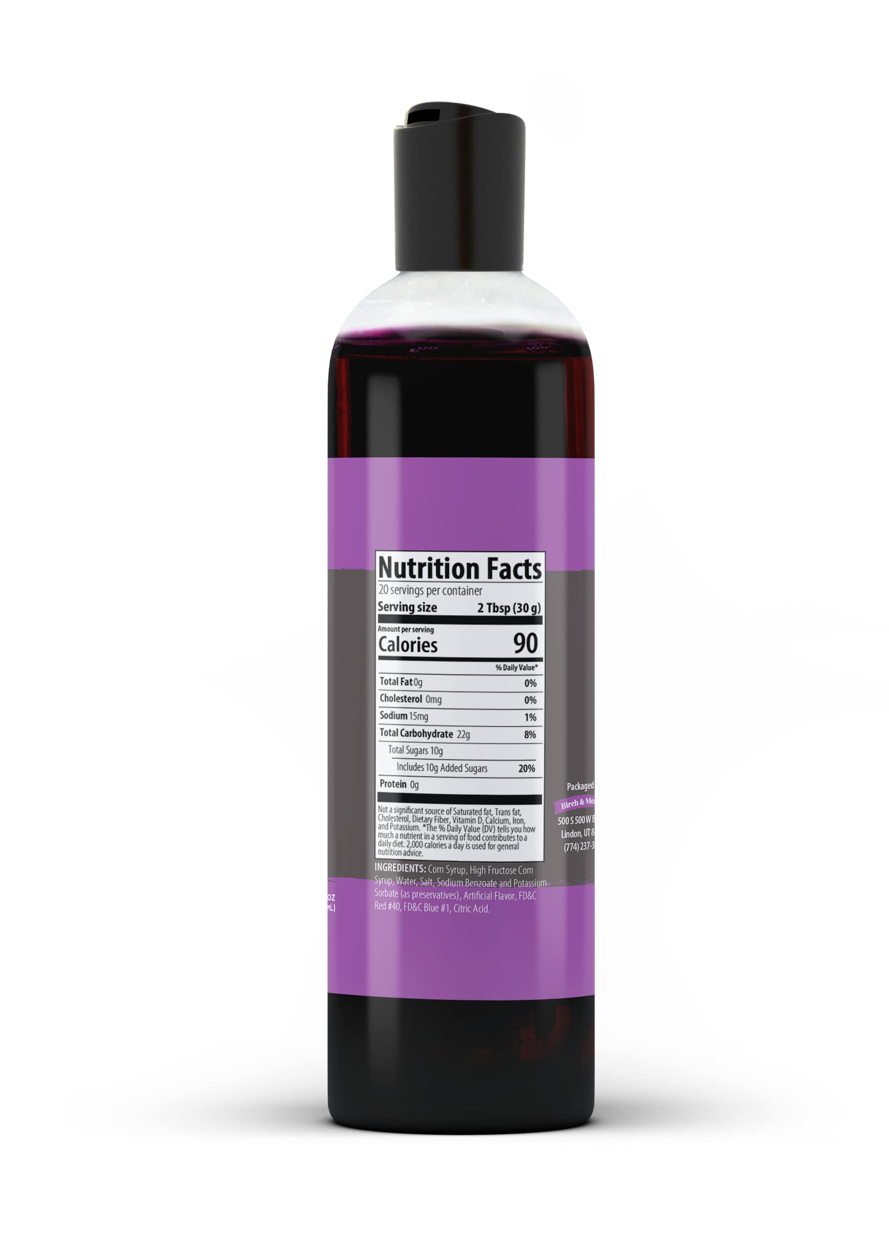 Birch & Meadow 16 fl oz Boysenberry Syrup, Table Syrup, Sauces & Marinades