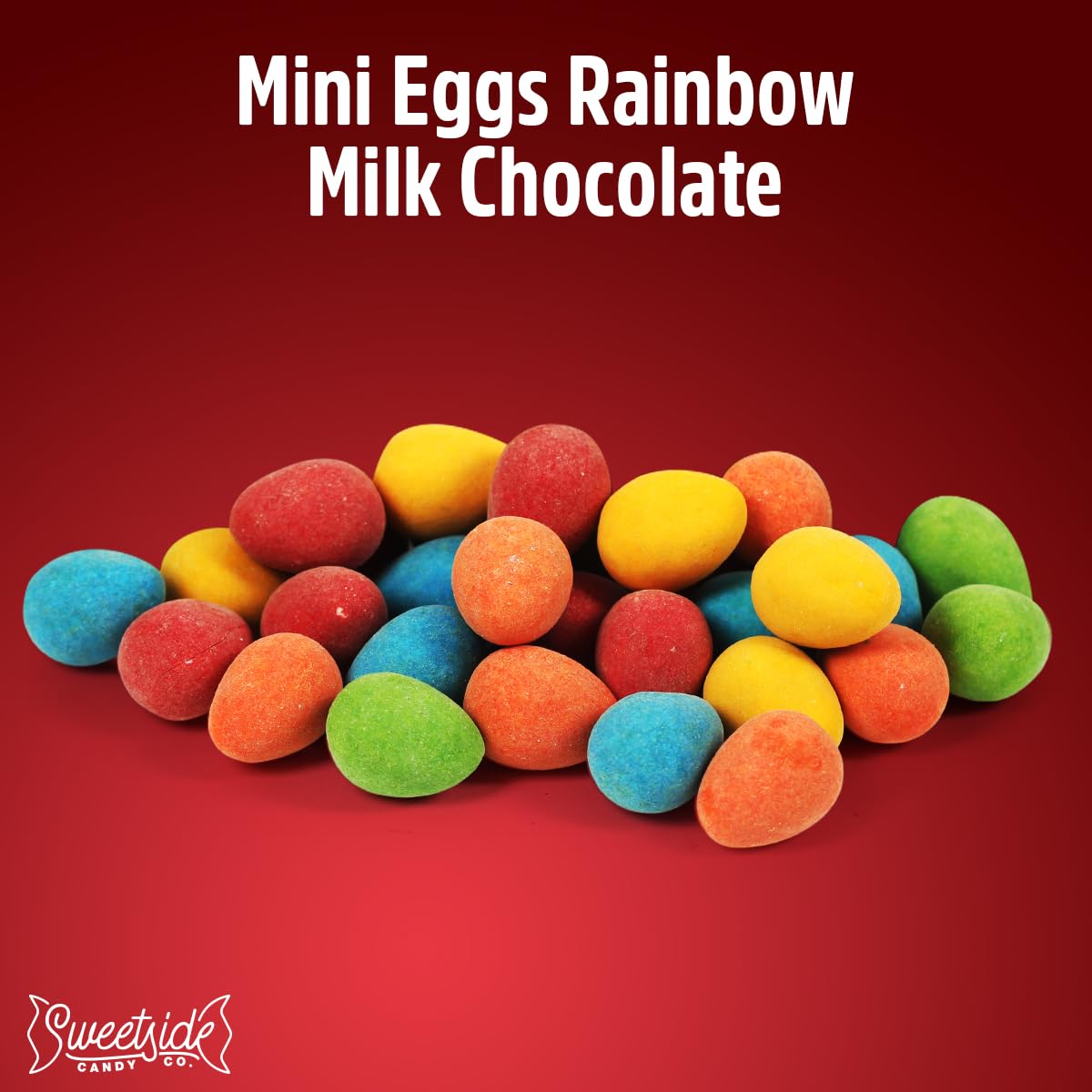 Easter Mini Rainbow Eggs (1 Pounds) 2 Bags of Chocolate Eggs Each 8 oz, Mini Eggs Perfect for Easter Celebrations, Treat Yourself to the Ultimate