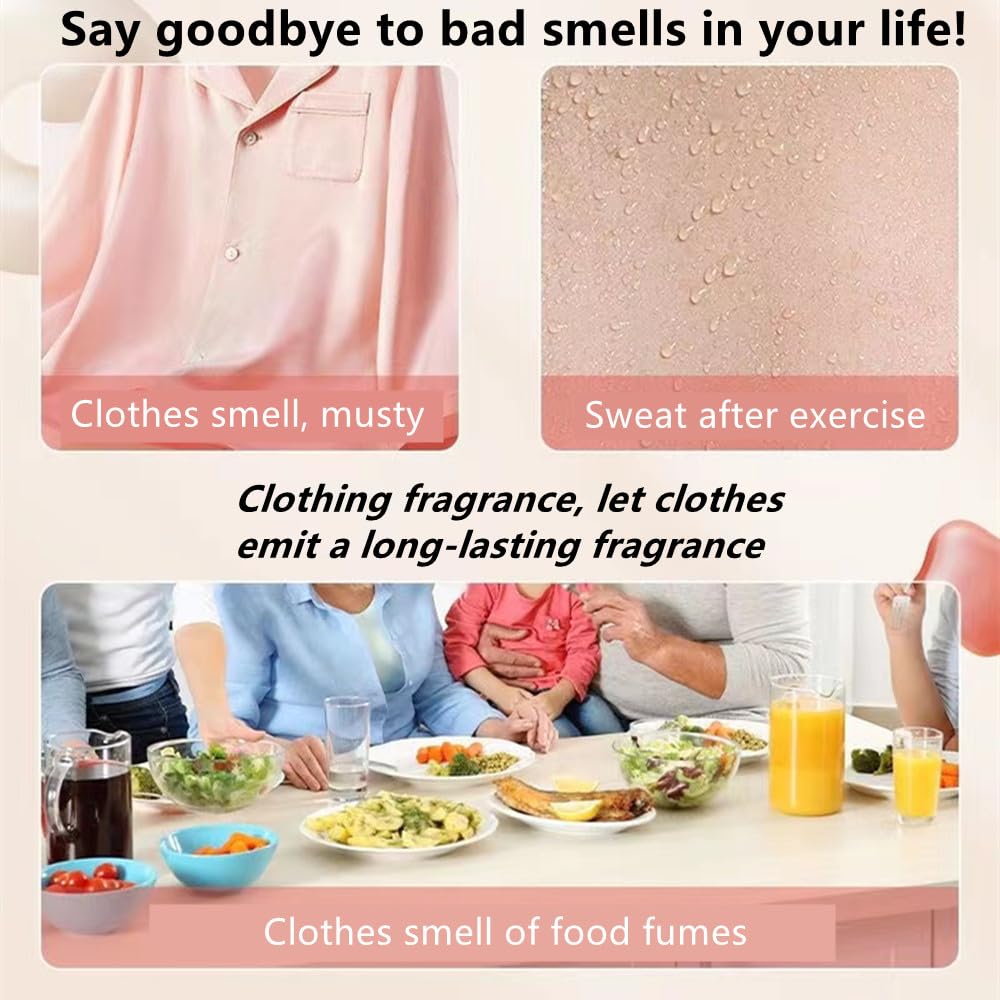 Laundry Scent Booster Beads for Washer, Long-Lasting Pink Clothes Perfume, Fresh & Soft, Clothes Fragrance Enhancer