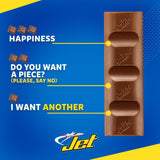 Jet Milk Chocolate Bars, Classic Colombian Milk Chocolate Candy, Individually Wrapped, 10 Count Bag, 3.88 oz
