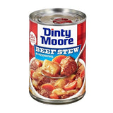 DINTY MOORE Beef Stew, 15 oz (12 Pack), Fully Cooked & Ready-To-Eat with Fresh Potatoes & Carrots, Gluten-Free, 10g Protein, No Preservatives, Perfect