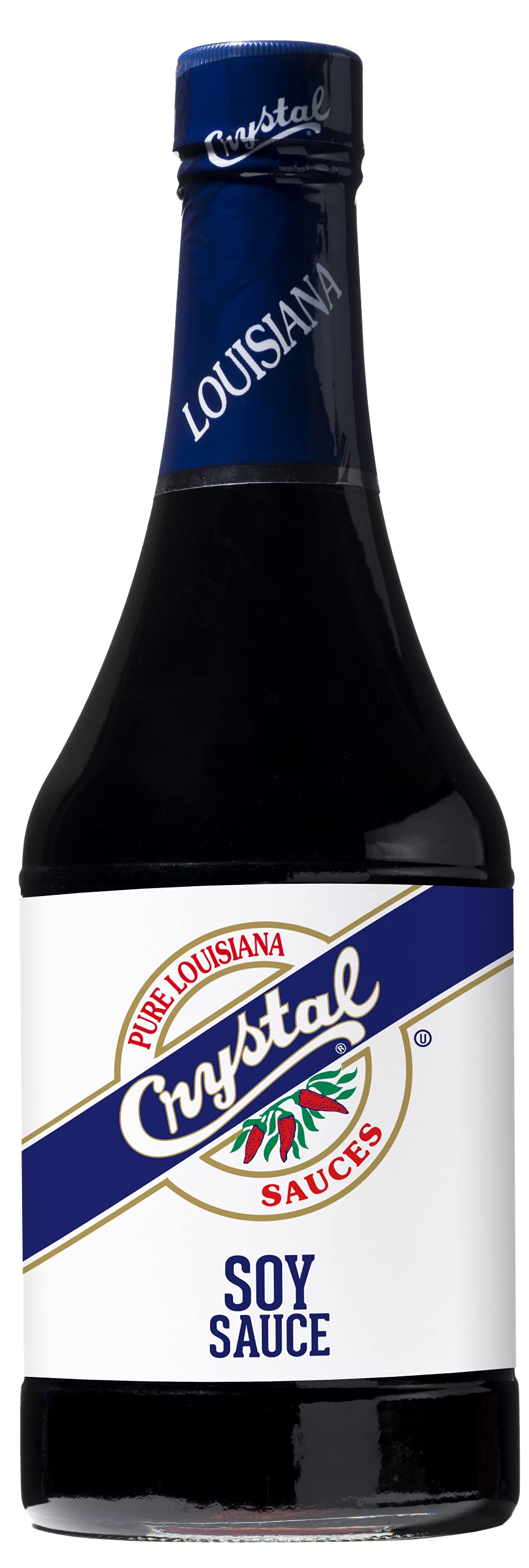 Crystal Louisiana's Soy Sauce, 12 Ounce, Flavor Poultry, Shellfish, Beef, Use On Sushi, Ramen, Dressings and Sauces