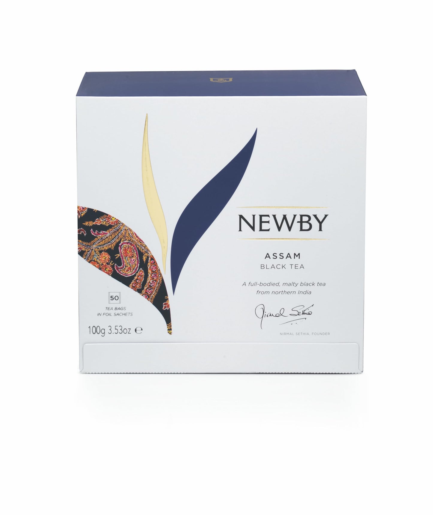 Assam Tea - 50 Individually Wrapped Tea Bags - Malty with honey hints.