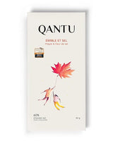 Qantu Maple and Fleur De Sel Dark Chocolate Bar, 50 GR