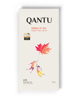 Qantu Maple and Fleur De Sel Dark Chocolate Bar, 50 GR