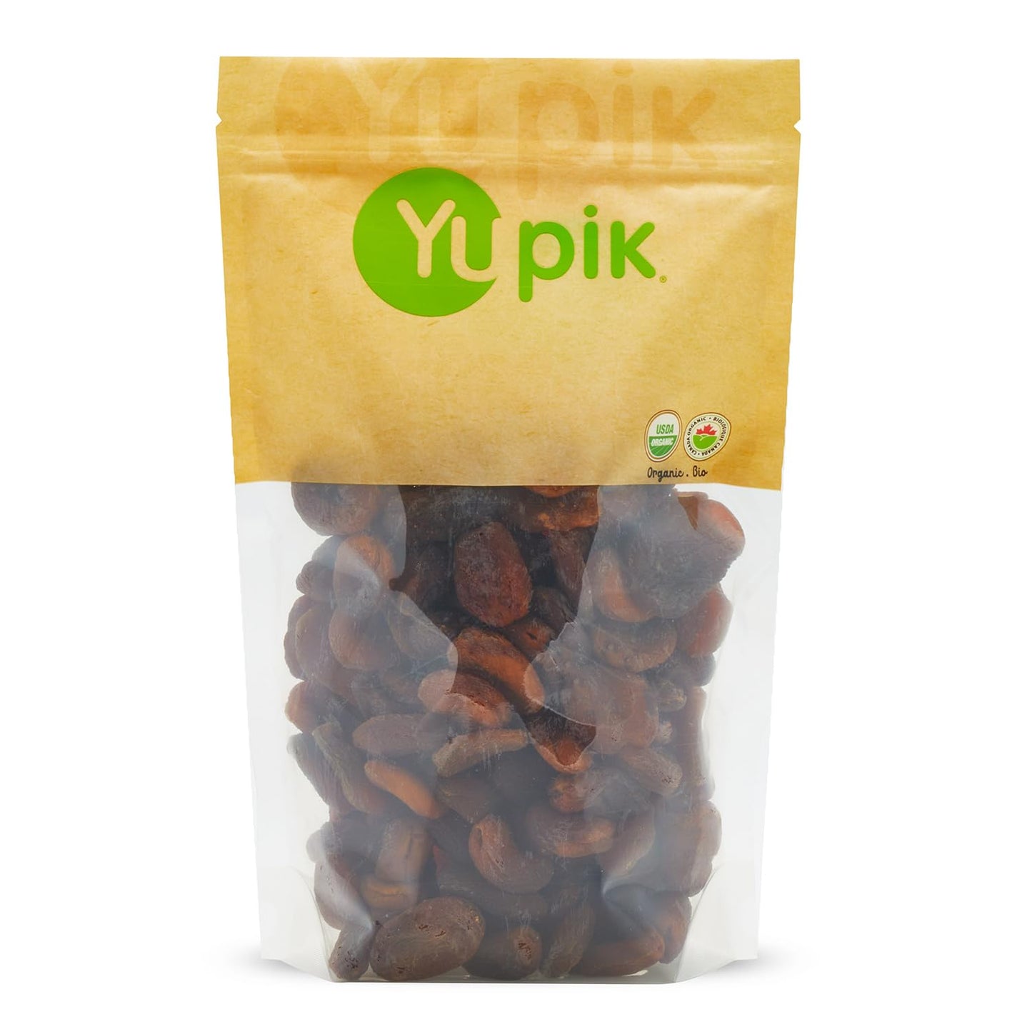 Yupik Organic Apricots, 2.2 lb (35.2 oz), Non-GMO, Vegan, Gluten-Free, Dried Fruits, No Added Sugar, Naturally Sweet, Sulphite-Free, Source of Fiber