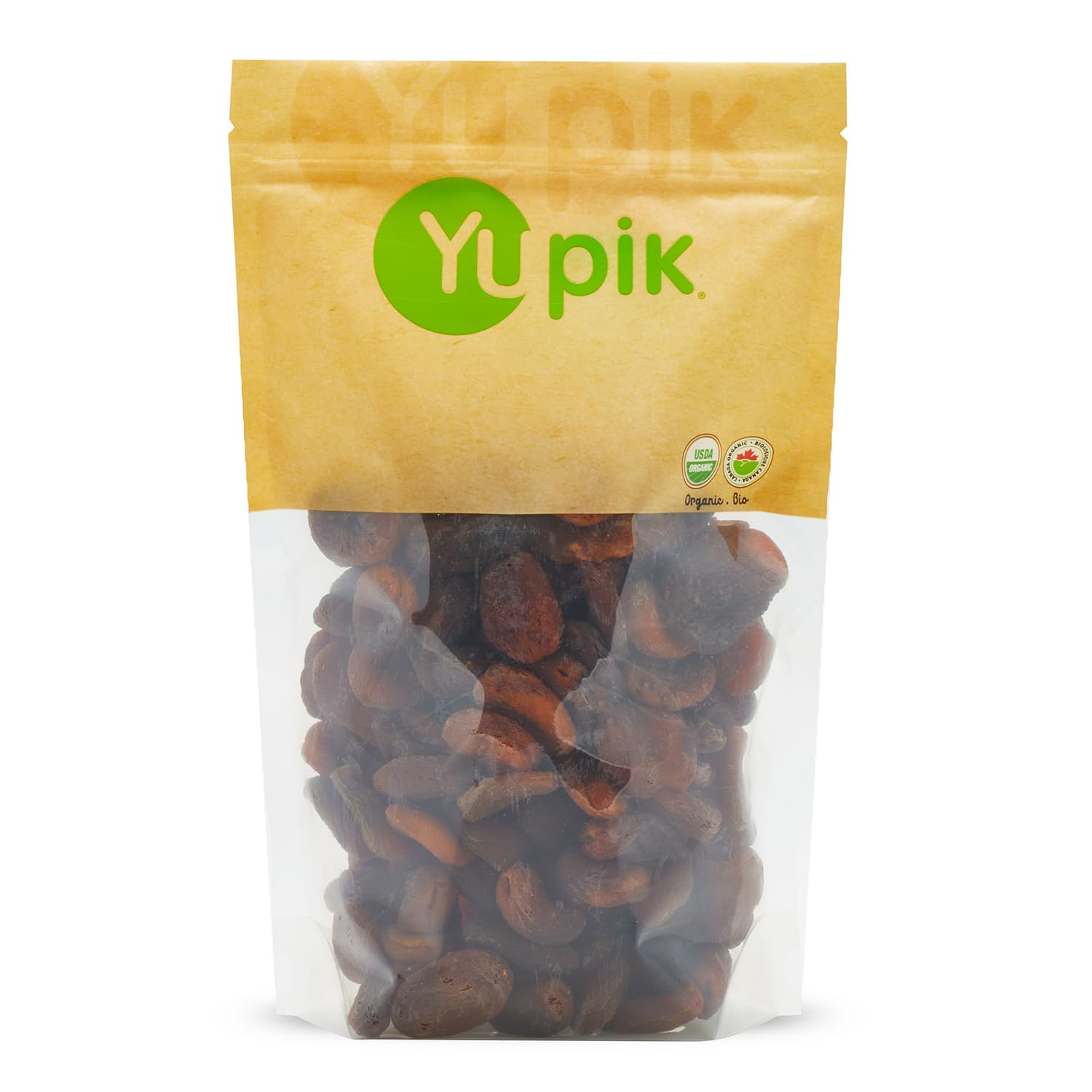 Yupik Organic Apricots, 2.2 lb (35.2 oz), Non-GMO, Vegan, Gluten-Free, Dried Fruits, No Added Sugar, Naturally Sweet, Sulphite-Free, Source of Fiber