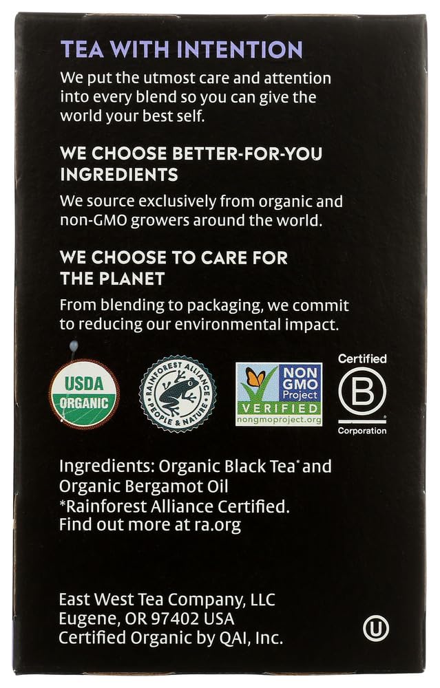 CHOICE ORGANIC TEAS TEA,OG2,EARL GREY, 16 BAG