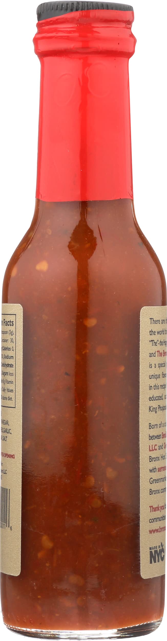Small Axe Peppers, Hot Sauce Bronx Greenmarket Red, 5 Ounce