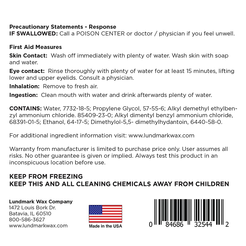 Lundmark Wax COM-3254G01-4 Not Applicable Dust Mop Treatment 4 X 1 gal