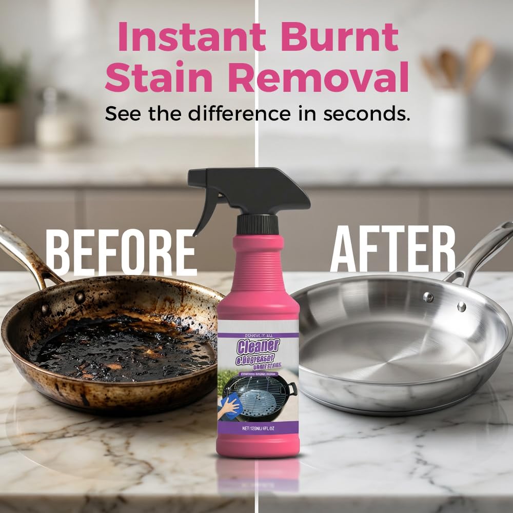 SundownAura 2026 New Fast-Acting Heavy-Duty Grill Degreaser Spray, bbq grill cleaner and degreaser smoky stains degreaser For Outdoor BBQ Cleaner