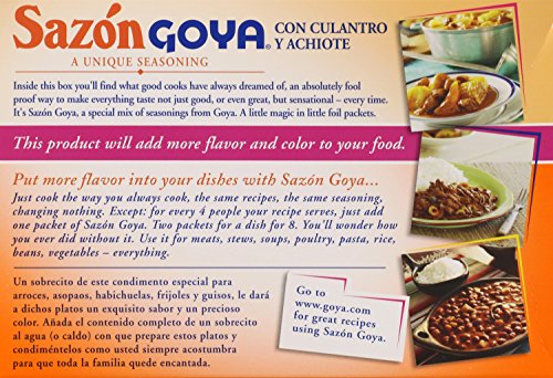 Goya Foods Sazón, Seasoning With Coriander & Annatto, 3.52 Oz