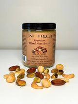 Premium Mixed Nut Butter, Single Ingredients, No Salt, No Sugar, No Palm Oil, No Additives, Vegan, Plant Based Protein, Premium Roasted Cashews