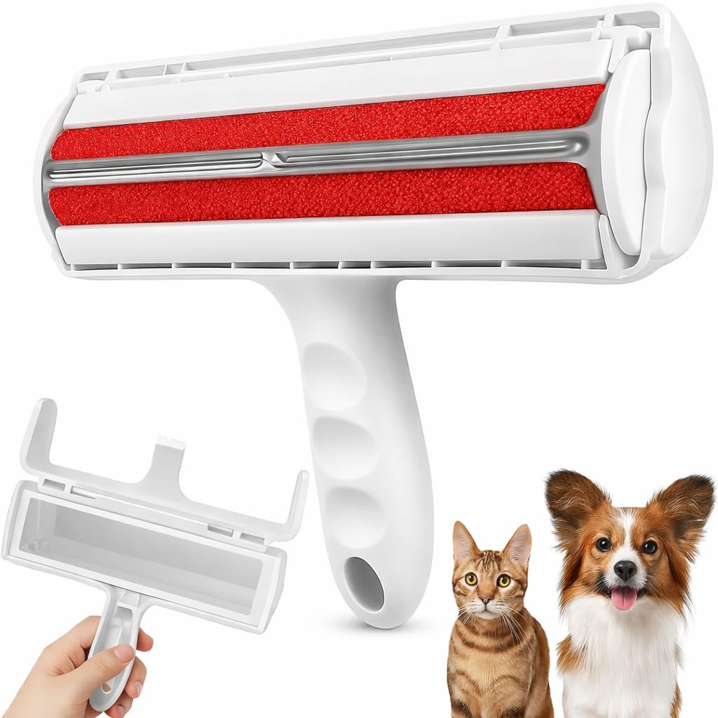CONAPET Pet Hair Remover, Reusable Lint Roller for Dog & Cat Hair, Self Cleaning Fur Remover Tool for Couch, Carpet, Furniture, Sofa & Bedding