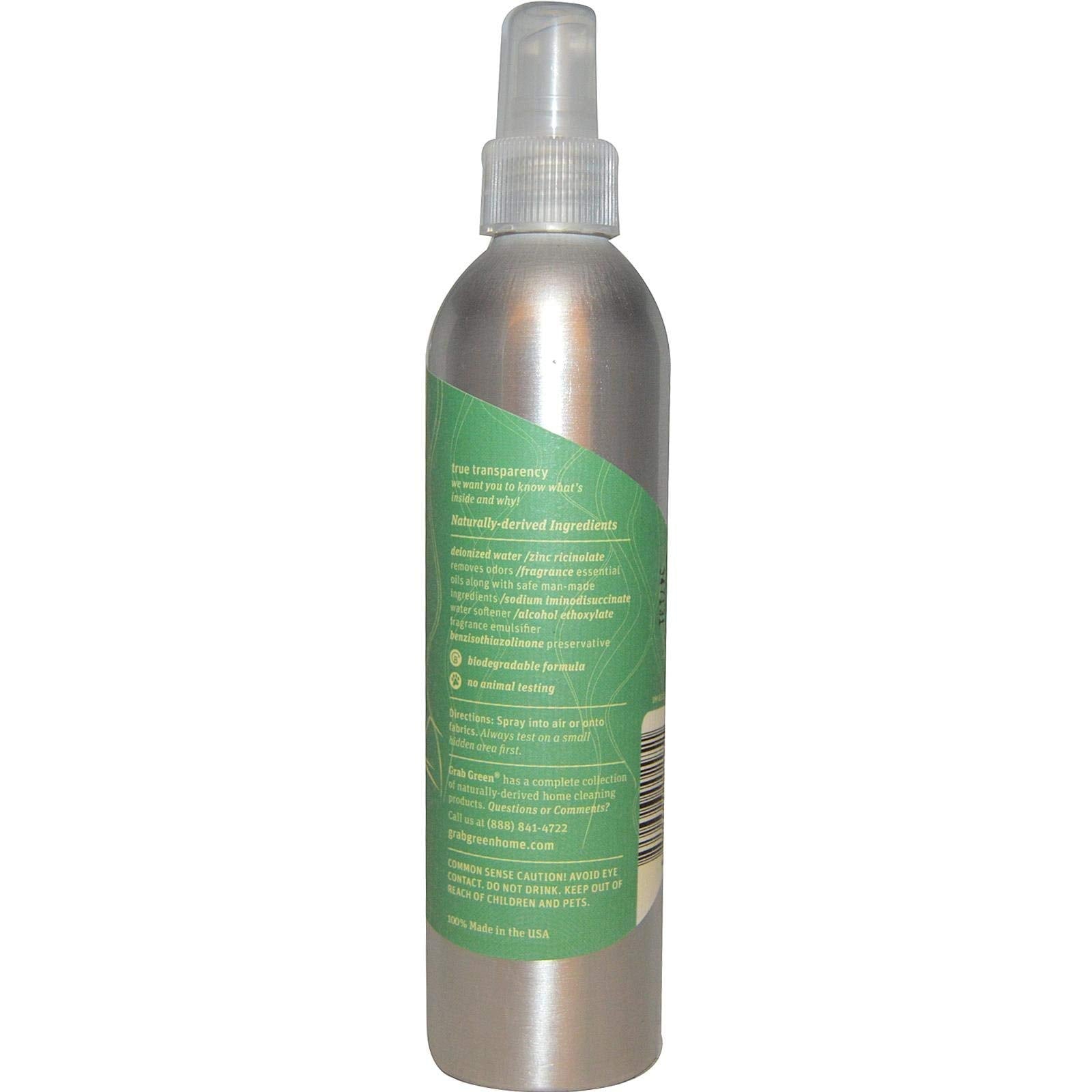 GRABGREEN Vetiver Room & Fabric Freshener, 7 OZ