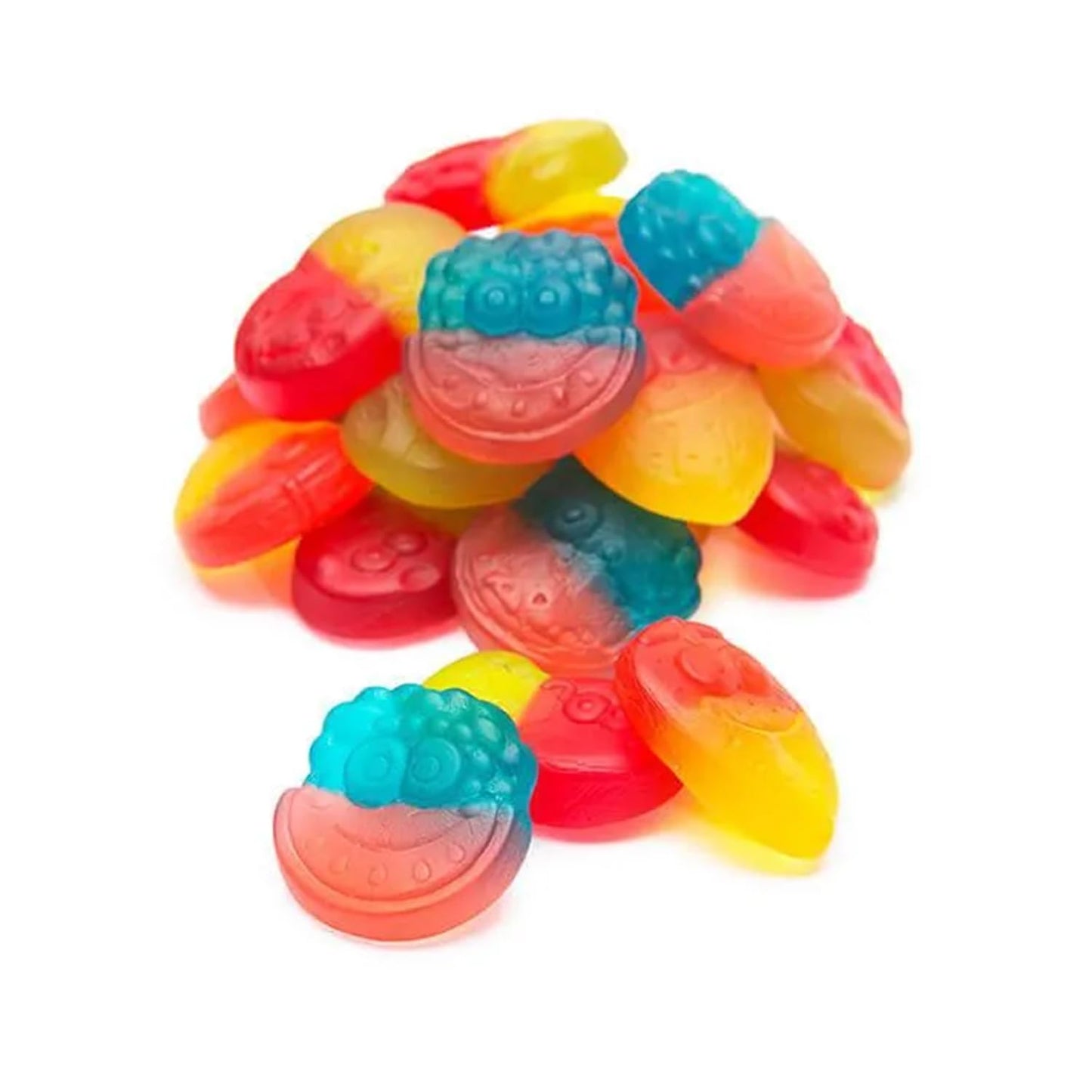 Jolly Ranchr 2-in-1 Misfit Gummies - Individually Wrapped Fruity Chewy Candy - Approx. 70 Pieces (1lb) - Perfect for Party Favors, Candy Bowls