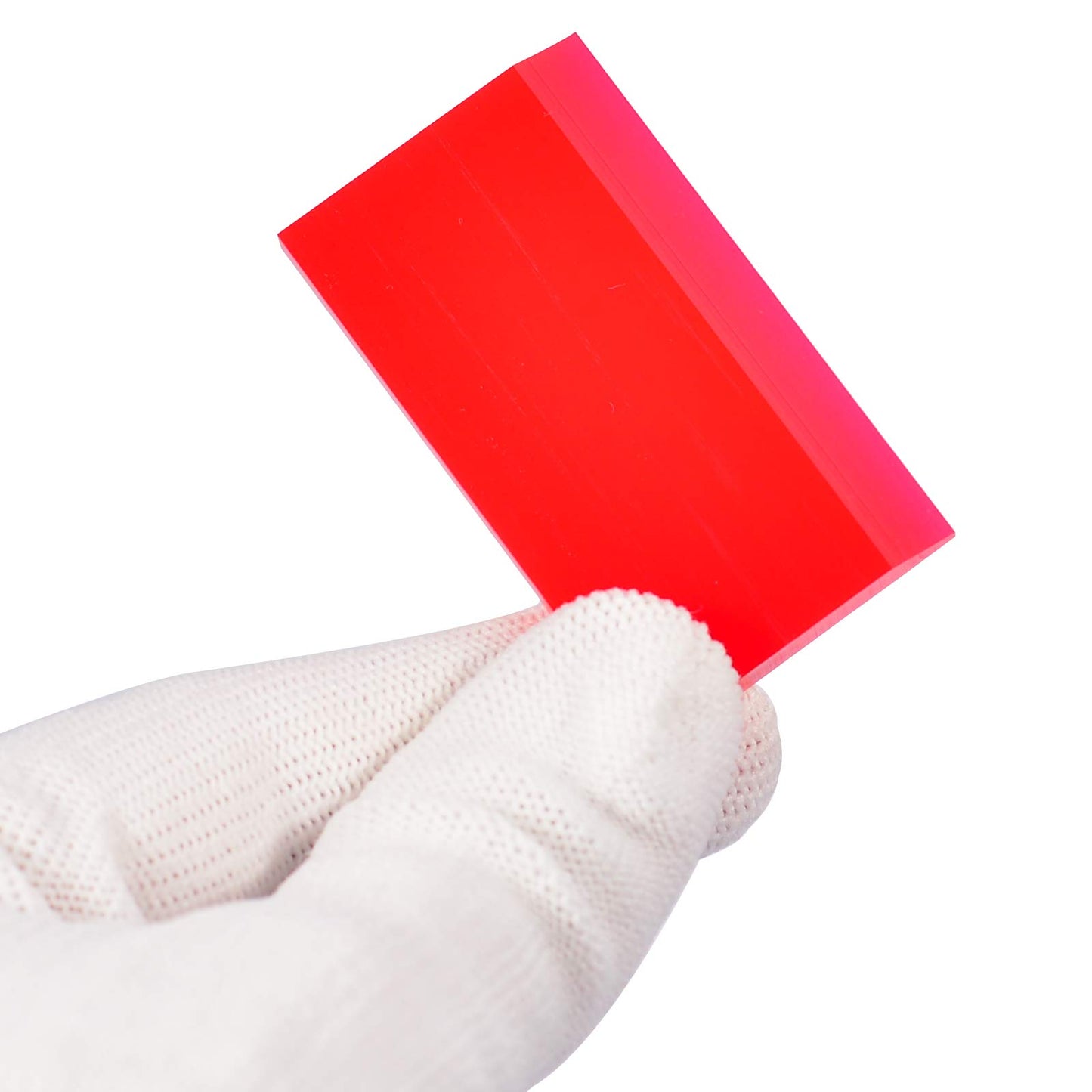 AHCHAY 2-inch Extra Small Rubber Squeegee Flexible and Soft Non Scratching for Resin 3D Printing Cleanup, Car Rear Glass Cleaning, Mirror Cleaning