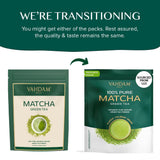 VAHDAM, Japanese Matcha Tea Powder (50 Cups,3.53oz) Sourced from Japan | Authentic Japanese Matcha Green Tea Powder | Classic Culinary Matcha From