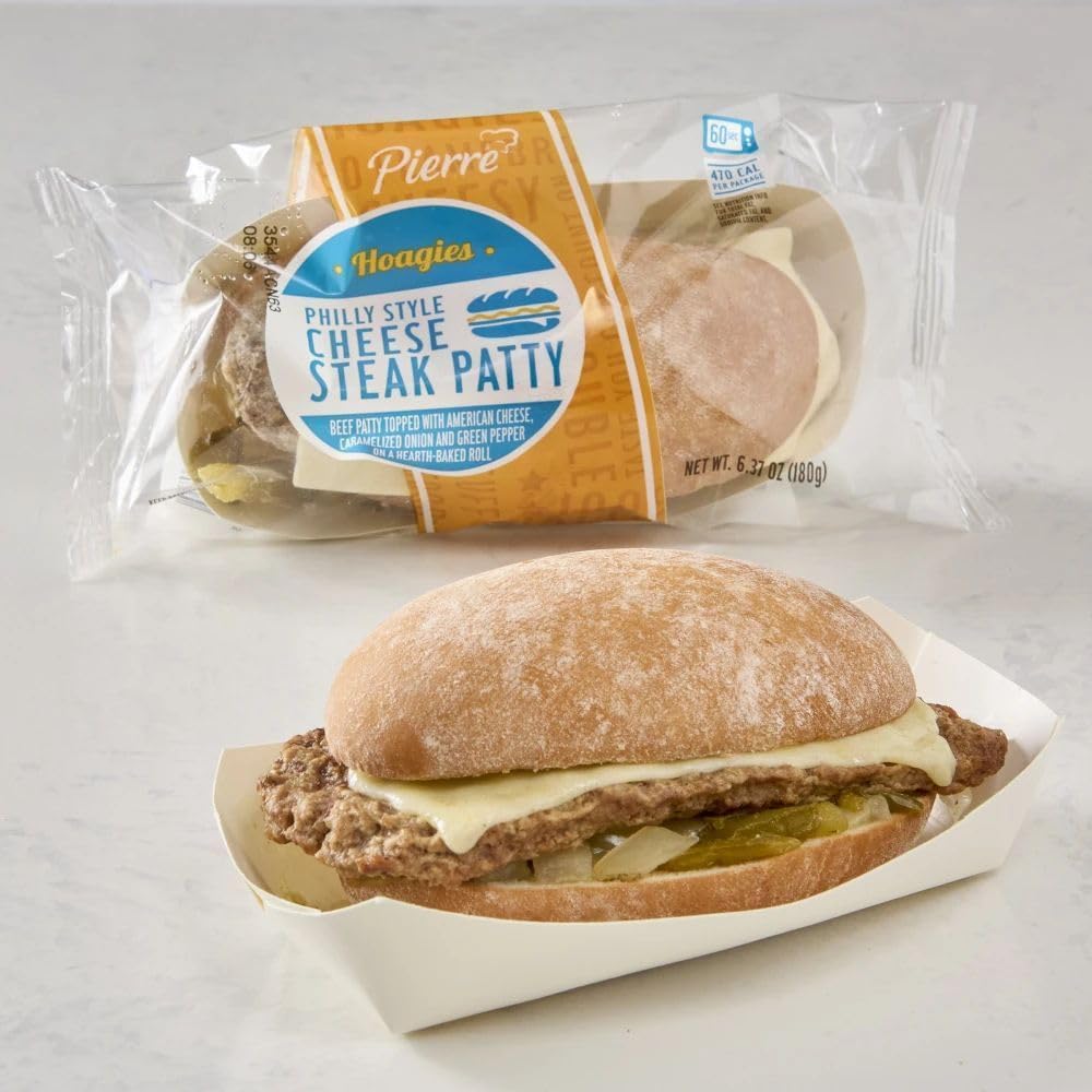 Pierre Philly Style Cheesesteak Sandwich, 6.2 Ounce -- 12 per case.
