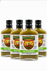 HOT LINE PEPPER PRODUCTS Gourmet Hot Sauces (Hatchanero, 4 pack)