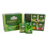 Ahmad Tea Green Tea, Evergreen Selection Pack Teabags, 60 Foil Teabags - Caffeinated & Sugar-Free