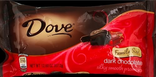 Dove Dark Chocolate Promises Family Size, 12.60-Ounce (Pack of 3)