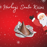 Candykrave Hershey'ss Santa Hat Kisses Milk Chocolate candy - (1LB 90 pcs) - Bulk chocolate Silver Foil Candy variety pack - Delicious Treats